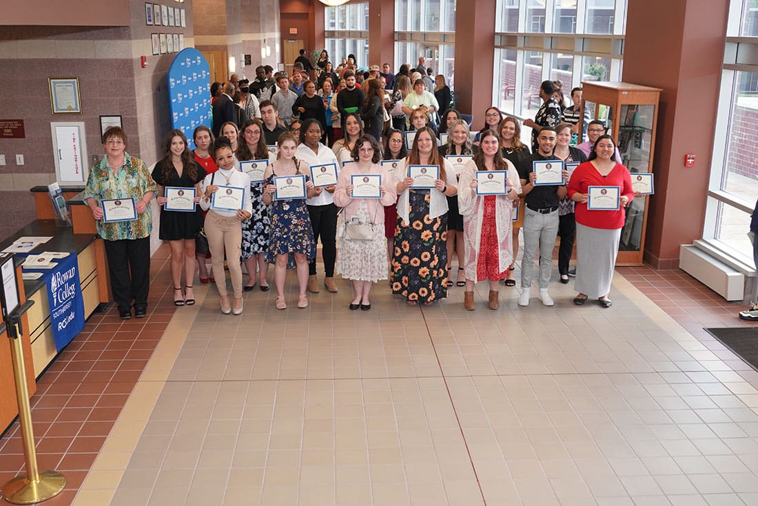 National Society of Leadership and Success Induction Ceremony Sponsored by the Cumberland Foundation