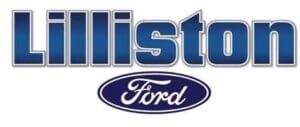 Logo of community-based Lilliston Ford featuring bold blue lettering above a classic Ford oval logo in blue and white.